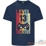 13th birthday 13 year old level up gamming kids t shirt childrens 2.png