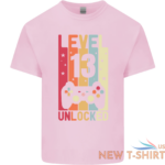 13th birthday 13 year old level up gamming kids t shirt childrens 8.png