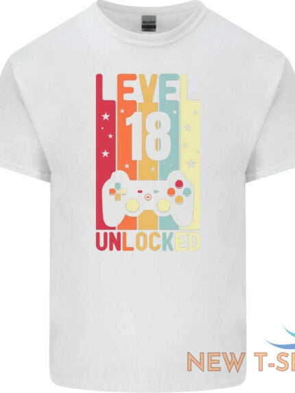 18th birthday t shirt 2005mens funny level unlocked 18 year old gaming tee top 1.jpg