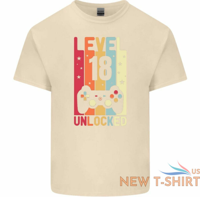 18th birthday t shirt 2005mens funny level unlocked 18 year old gaming tee top 3.jpg