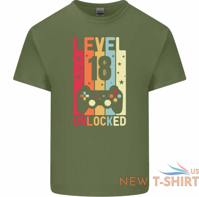 18th birthday t shirt 2005mens funny level unlocked 18 year old gaming tee top 5.jpg