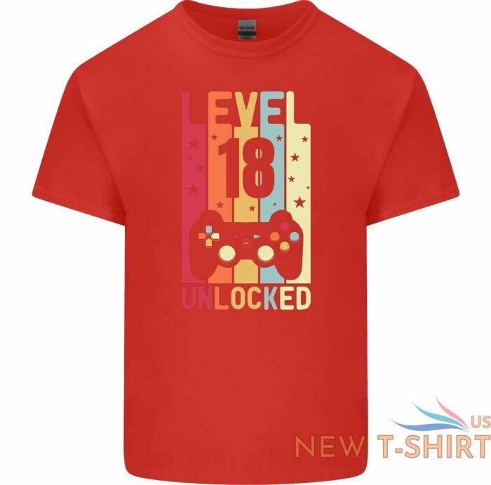 18th birthday t shirt 2005mens funny level unlocked 18 year old gaming tee top 8.jpg