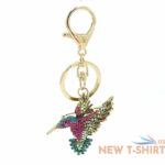 1pc rhinestone cute hummingbird keychain animal pendant keyring couple gift jewe 2.jpg