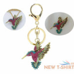 1pc rhinestone cute hummingbird keychain animal pendant keyring couple gift jewe 4.jpg