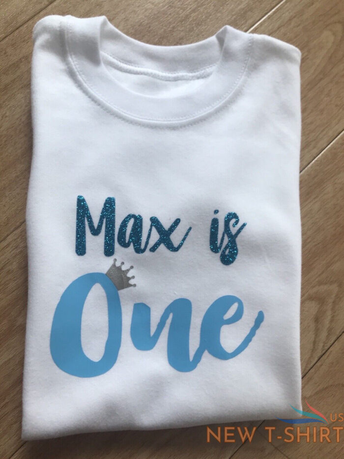 1st birthday boys tshirt two custom made 1 3 4 shop photo personalised gift one 1.jpg