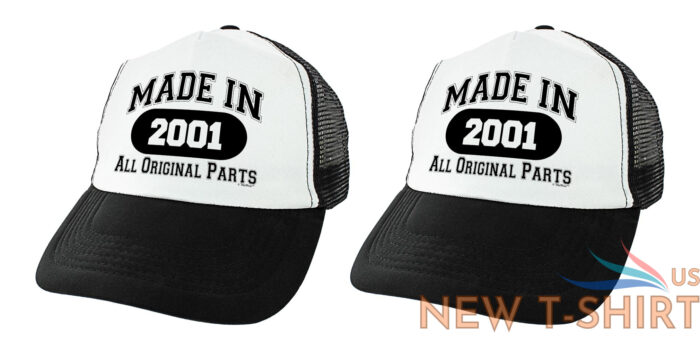 21st birthday gifts made in 2002 all original parts age 22 birthday trucker hat 7.jpg