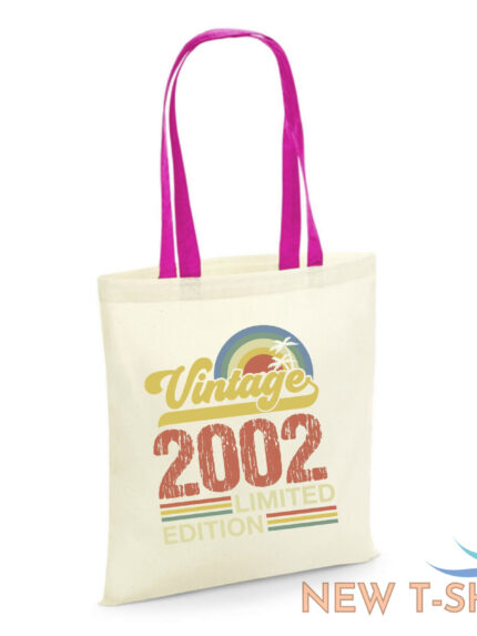 21st birthday gifts tote shopping bag womens 21 years old vintage 2002 limited 0.jpg