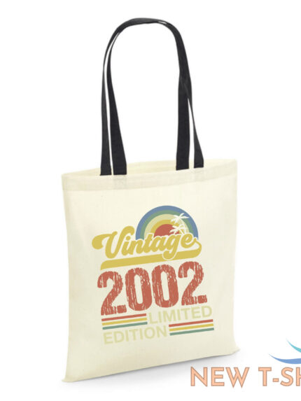 21st birthday gifts tote shopping bag womens 21 years old vintage 2002 limited 1.jpg