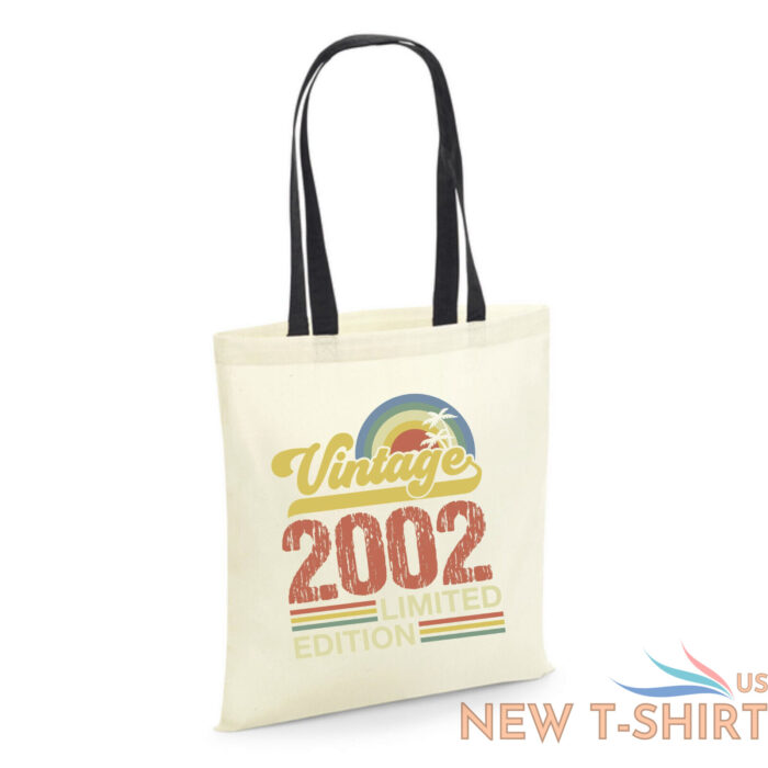 21st birthday gifts tote shopping bag womens 21 years old vintage 2002 limited 1.jpg