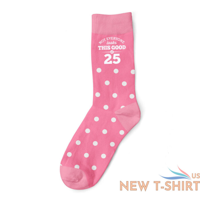 25th birthday gift socks present gift idea her women 25 year old size 4 7 5.jpg