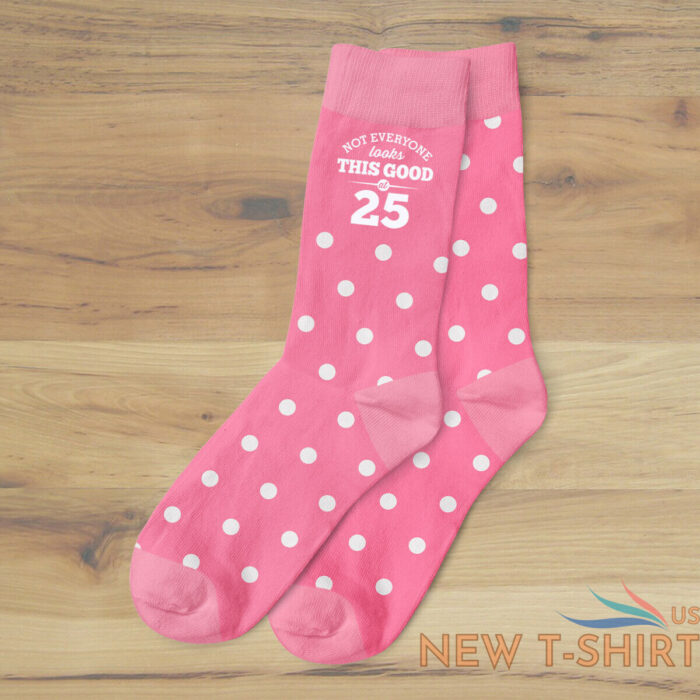 25th birthday gift socks present gift idea her women 25 year old size 4 7 6.jpg