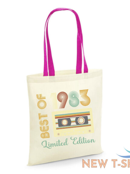 40th birthday gifts tote shopping bag womens 40 years old year best of 1983 0.jpg