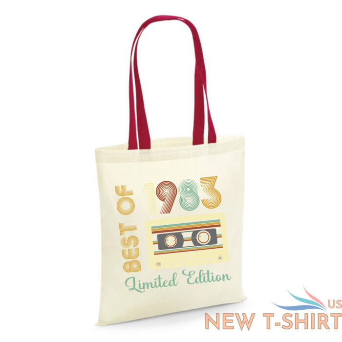 40th birthday gifts tote shopping bag womens 40 years old year best of 1983 5.jpg