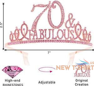 70th birthday gifts for women70th birthday tiara and sash pink 70th birthday 1.jpg