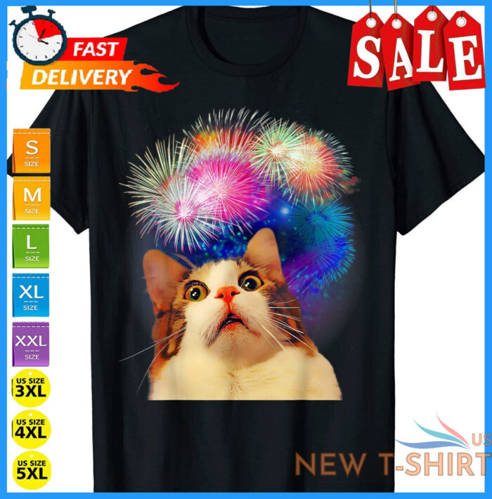 new limited 4th of july fireworks cat design best gift idea t shirt s 5xl 0.jpg