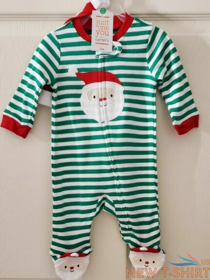 nwt just one you carters newborn baby christmas santa holiday outfit with hat 0.jpg