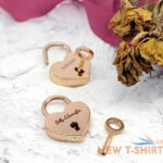personalized engraved love heart padlock travel bridge custom locks couples gift 2.jpg