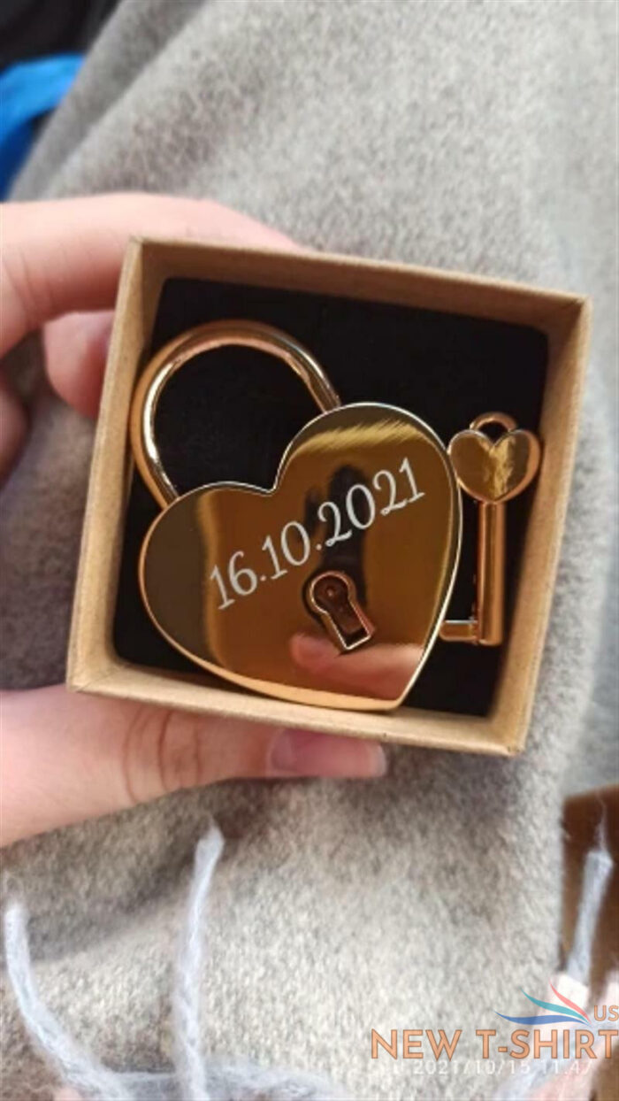 personalized engraved love heart padlock travel bridge custom locks couples gift 8.jpg