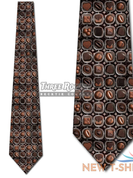 valentines day chocolates necktie mens holiday ties food tie new 0.jpg