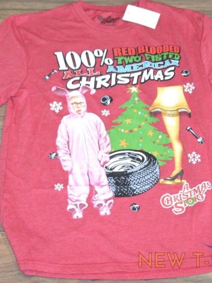 100 red blooded two fisted all american christmas a christmas story t shirt 0.jpg