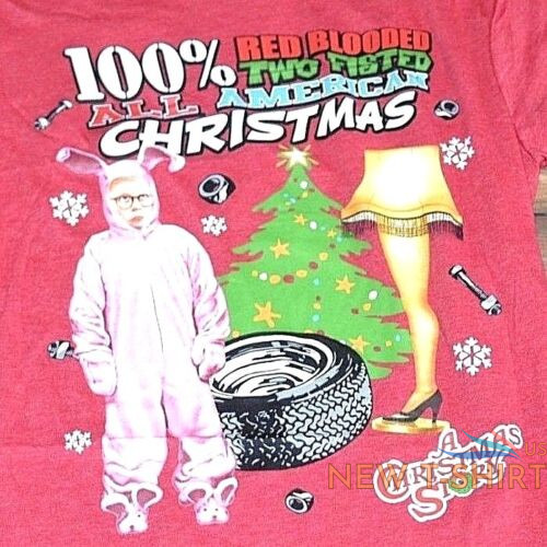 100 red blooded two fisted all american christmas a christmas story t shirt 1.jpg