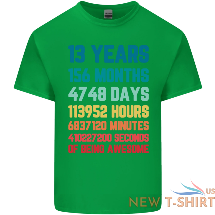 13th birthday 13 year old kids t shirt childrens 6.png