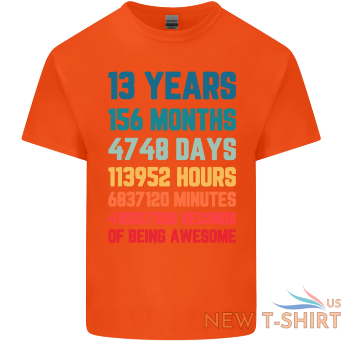 13th birthday 13 year old kids t shirt childrens 7.png