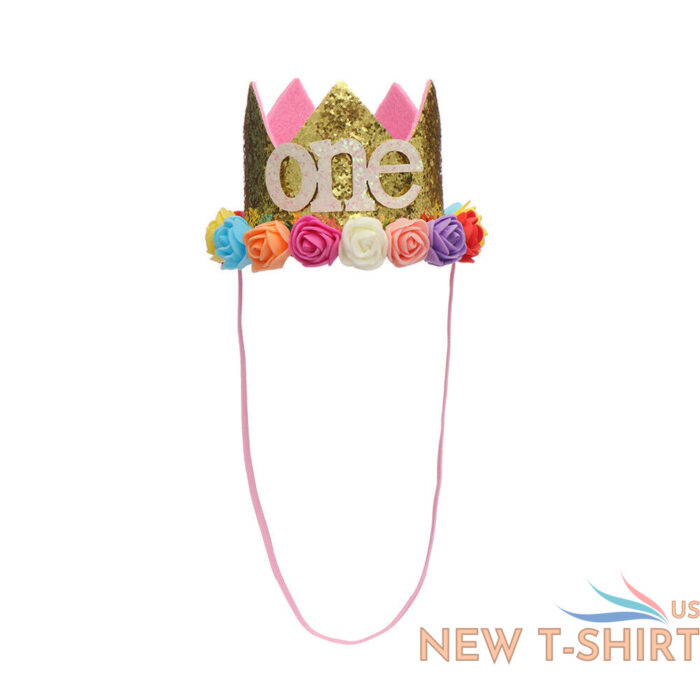 1st birthday gifts princess crown flower headband birthday hat hair band 9.jpg