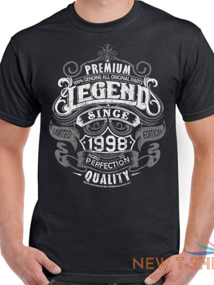 25th birthday t shirt 1998 mens funny 25 year old top premium legend since 0.jpg