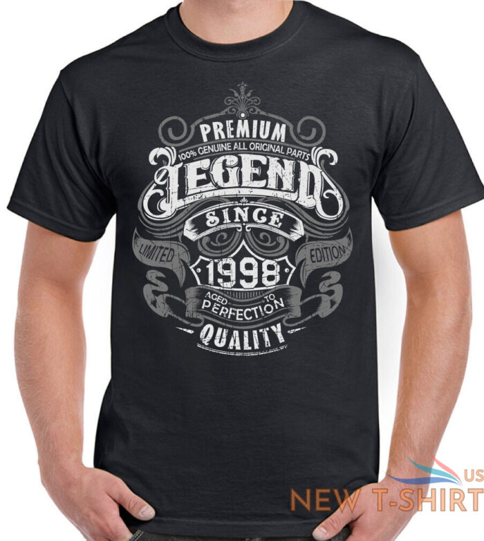 25th birthday t shirt 1998 mens funny 25 year old top premium legend since 0.jpg
