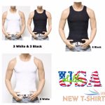 3 6 pack tank top t shirt cotton a shirt ribbed gym muscle sleeveless under 8.jpg