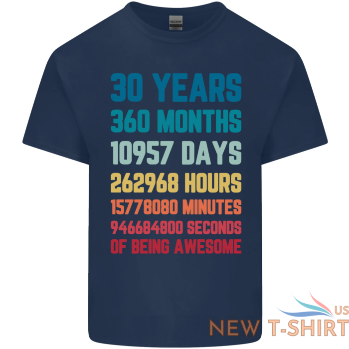 30th birthday 30 year old mens cotton t shirt tee top 2.png