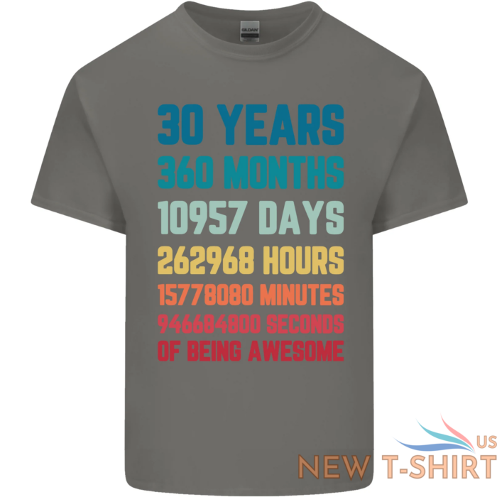 30th birthday 30 year old mens cotton t shirt tee top 6.png