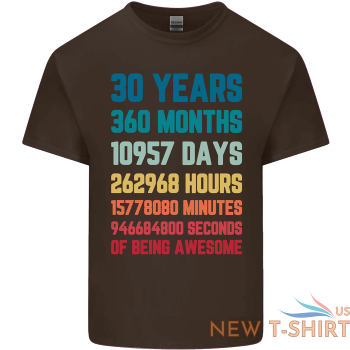 30th birthday 30 year old mens cotton t shirt tee top 9.png