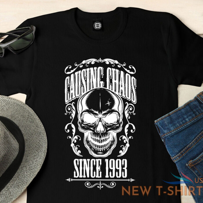 30th birthday gift for men causing chaos 1993 mens tshirt 30th gifts for him 4.jpg