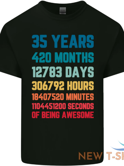 35th birthday 35 year old mens cotton t shirt tee top 0.png