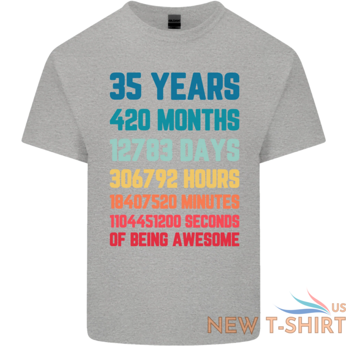 35th birthday 35 year old mens cotton t shirt tee top 4.png