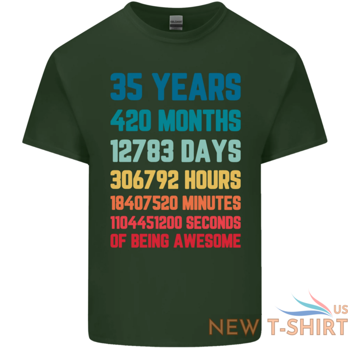 35th birthday 35 year old mens cotton t shirt tee top 9.png