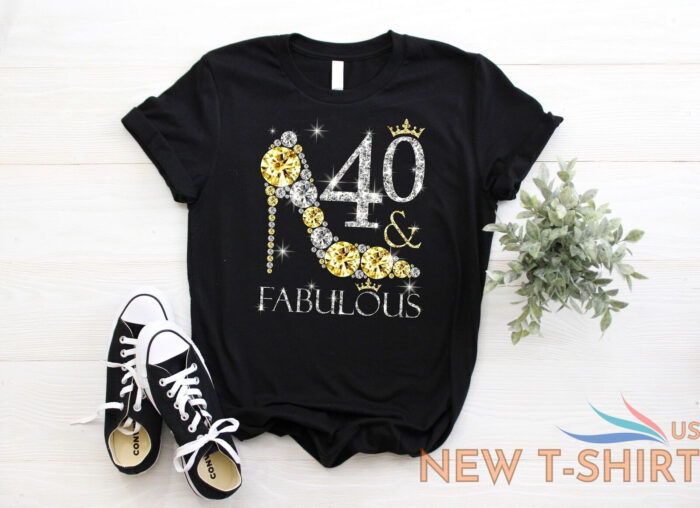 40th birthday party gift womens 40 and fabulous t shirt gift for birthday 0.jpg