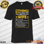 5 things you should know about my wife funny mommy t shirt tee gift 0.jpg