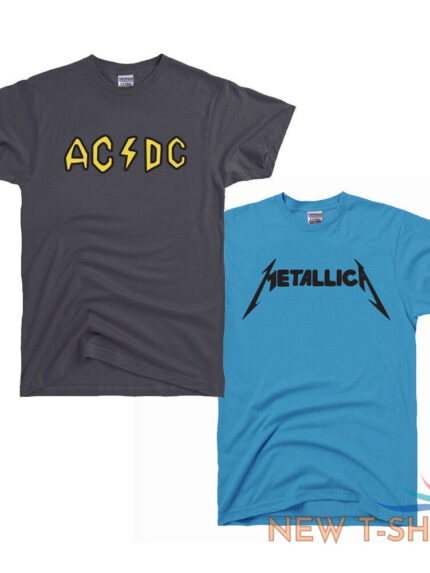 acdc ac dc and metallica shirt beavis and butthead costume halloween pick size 0.jpg