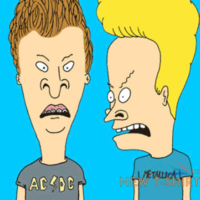 acdc ac dc and metallica shirt beavis and butthead costume halloween pick size 3.jpg