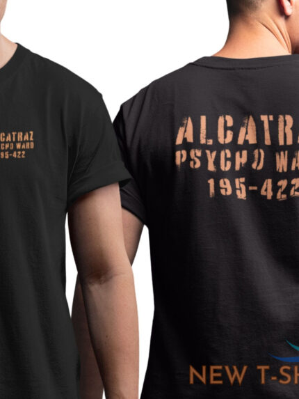 alcatraz prisoner uniform t shirt halloween costume psycho ward prison s xxl 1.jpg