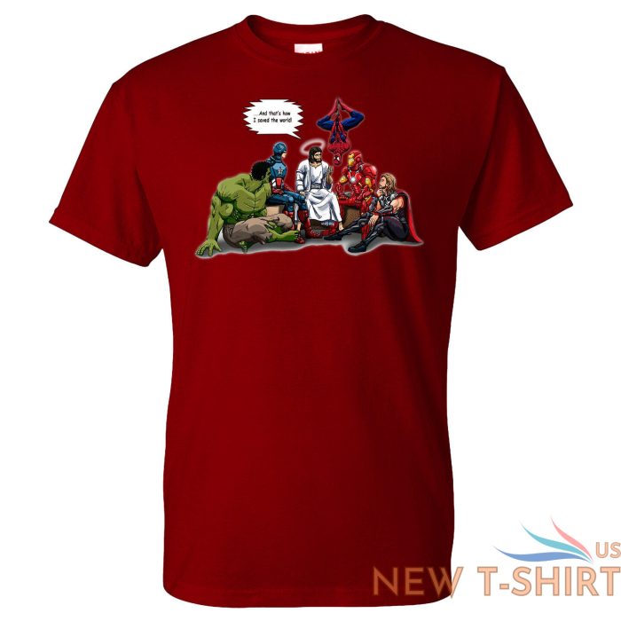 and that s how i saved the world jesus avengers superheroes a t shirt 2.jpg