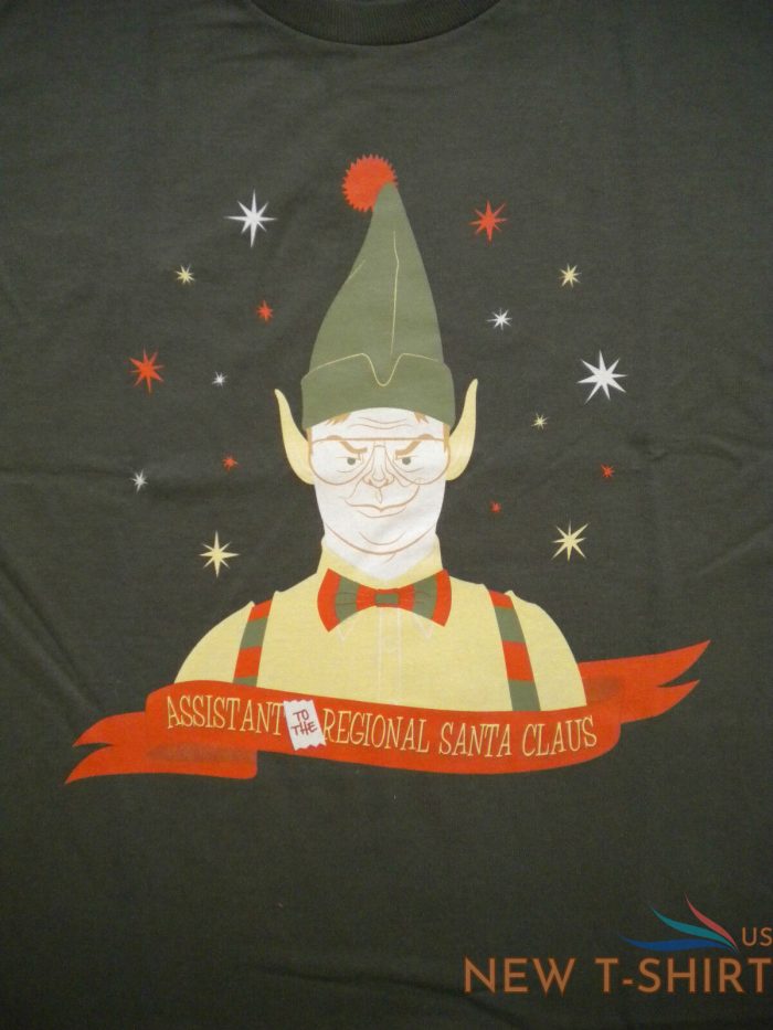 assistant regional santa claus the office rainn wilson christmas teefury t shirt 2.jpg