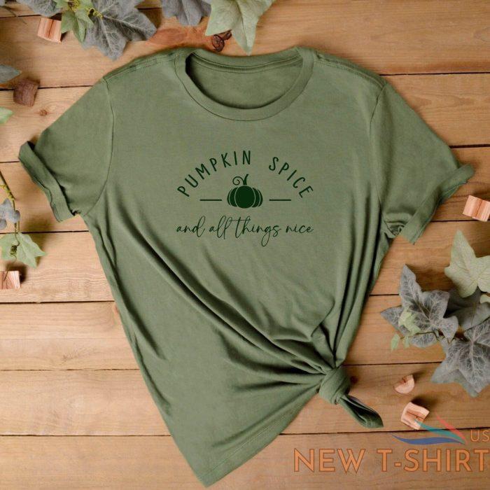 autumn clothing ladies t shirt pumpkin spice and all things nice halloween 5.jpg