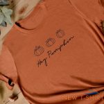 autumn clothing unisex t shirt hey pumpkin t shirt pumpkin top halloween 0.jpg