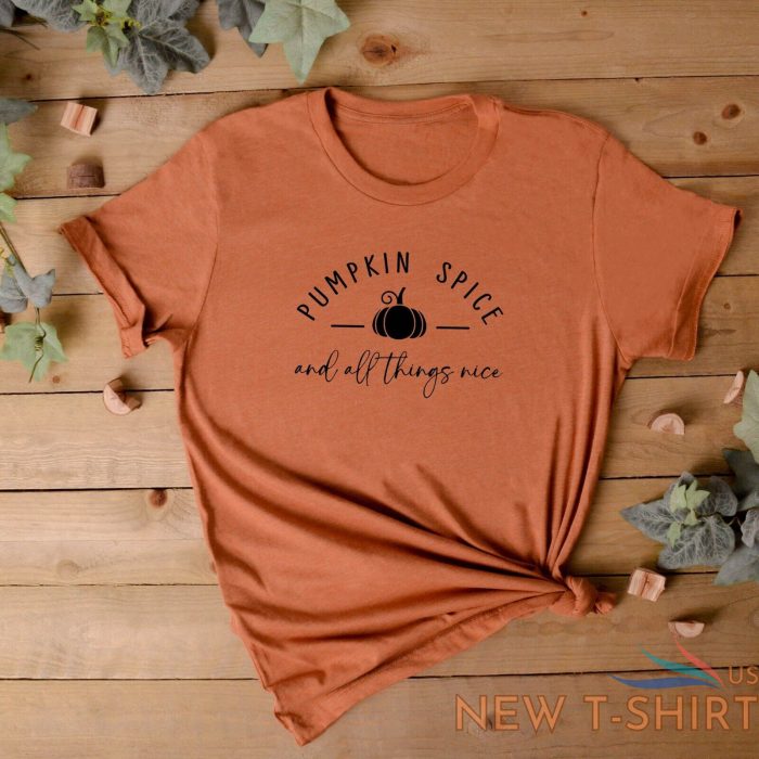 autumn clothing unisex t shirt pumpkin spice and all things nice halloween 0.jpg