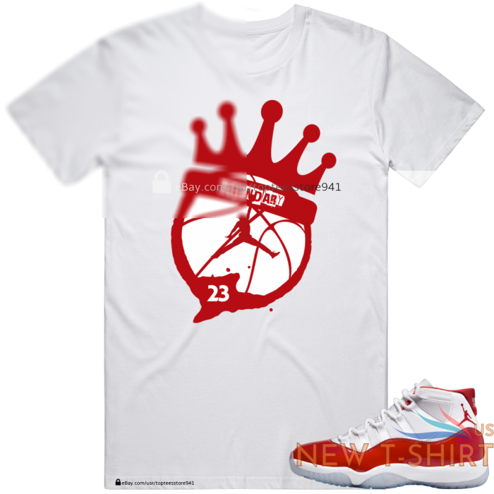 b c t shirt inspired by air jordan 11 cherry red varsity 0.png