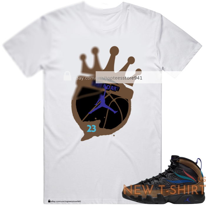 b c t shirt inspired by air jordan 9 olive concord 4.png